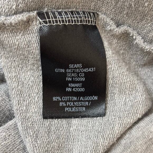 Joe Boxer Men’s Gray Pullover Hoodie Size L Soft Long Sleeve with Pockets EUC - Picture 5 of 8